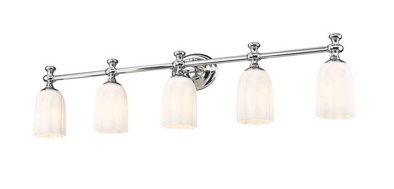 Orion 5 Light 40.25" Vanity in Chrome