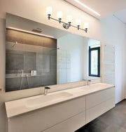 Orion 5 Light 40.25" Vanity in Chrome in a room setting
