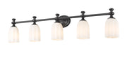 Orion 5 Light 40.25" Vanity in Matte Black