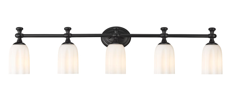 Orion 5 Light 40.25" Vanity in Matte Black