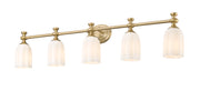 Orion 5 Light 40.25" Vanity in Modern Gold