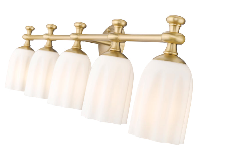 Orion 5 Light 40.25" Vanity in Modern Gold