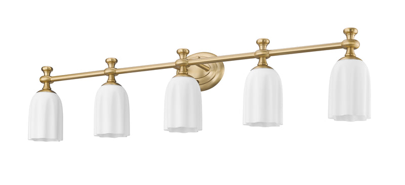 Orion 5 Light 40.25" Vanity in Modern Gold