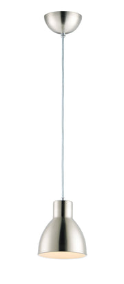 Cora 7" Mini Pendant in Satin Nickel