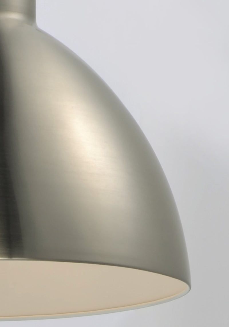 Cora 7" Mini Pendant in Satin Nickel