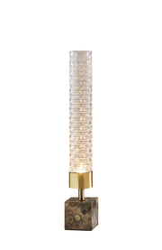 Harriet LED Table Lamp in Antique Brass - Lamps Expo