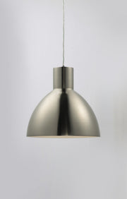Cora 13.75" Pendant in Satin Nickel