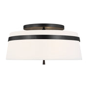 Cordtlandt 3-Light Large Semi-Flush Mount in Aged Iron