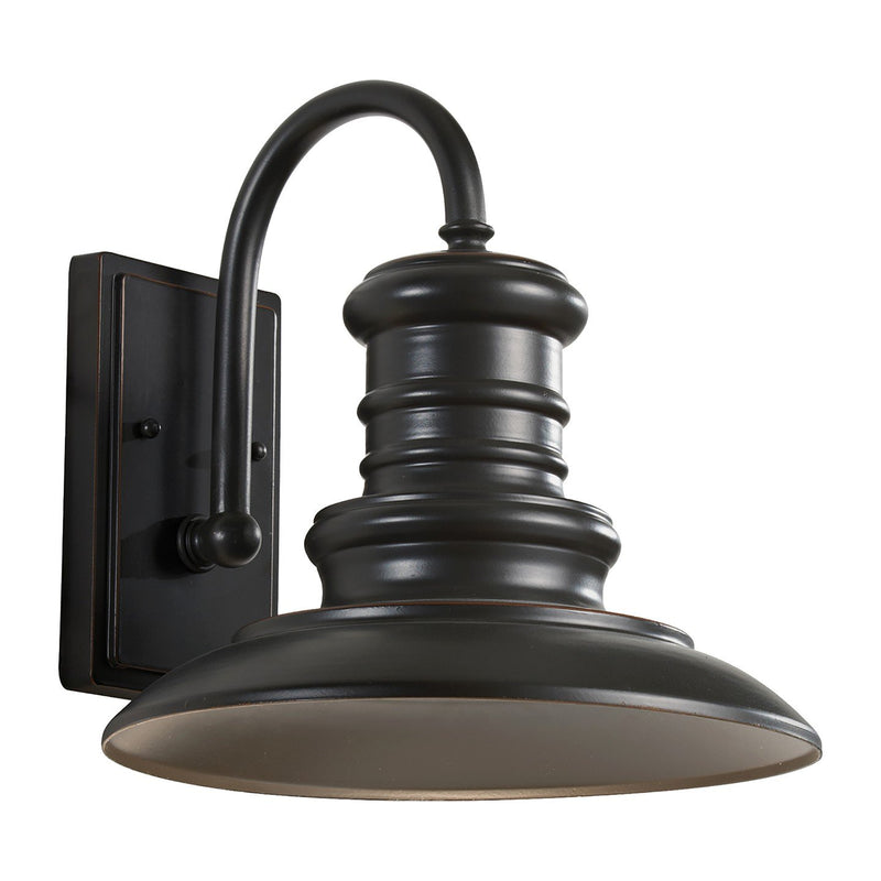 Redding Station 12" Outdoor Wall Lantern in Restoration Bronze