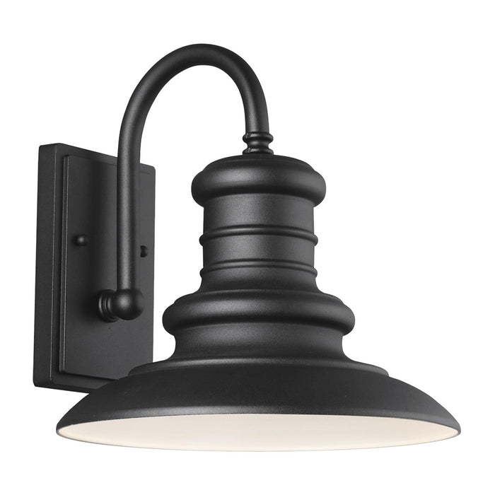 Redding Station One Light Outdoor Wall Lantern in Textured Black