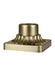 Outdoor Pier Mounts Pier Mount Base in Painted Distressed Brass