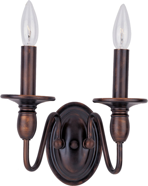 Towne 2 Light Bath Vanity Light in Oil Rubbed Bronze