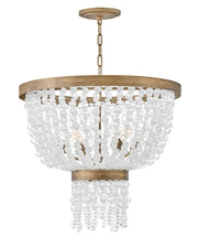 Dune 6-Light Pendant in Burnished Gold