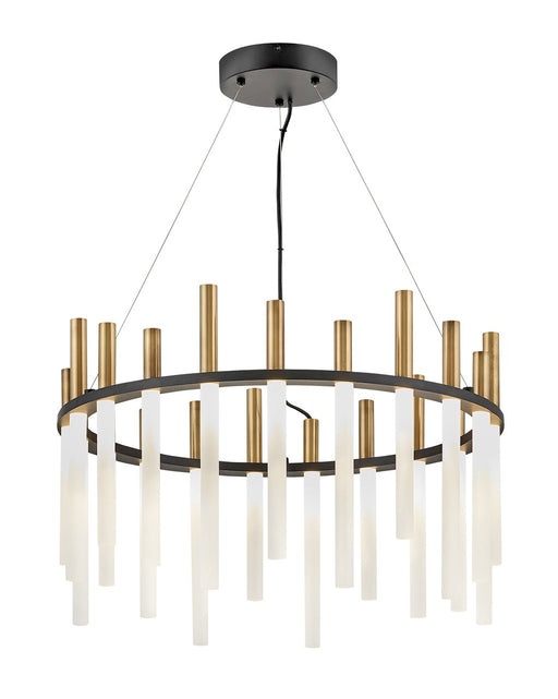 Echo 1-Tier LED Chandelier in Black