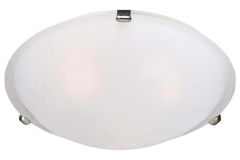 Malaga 4 Light Flush Mount in Satin Nickel