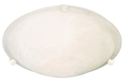 Malaga 4 Light Flush Mount in White