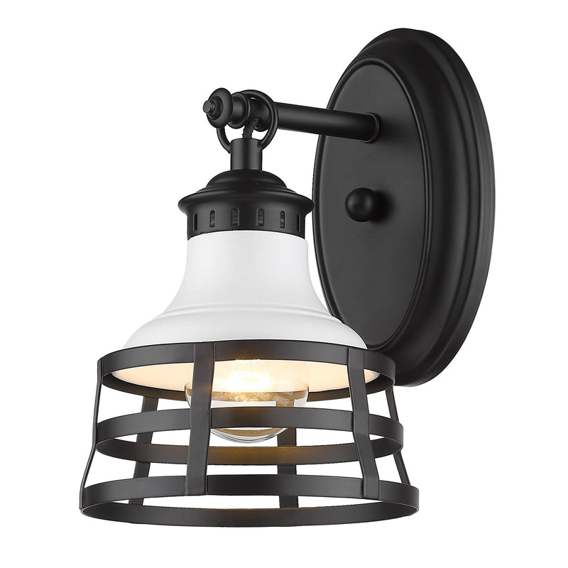 Locklyn Wall Sconce in Matte Black