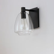 Babylon 1 Light Wall Sconce in Black