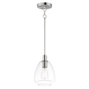 Babylon 7.25" Pendant in Satin Nickel