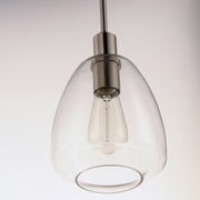 Babylon 7.25" Pendant in Satin Nickel