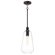 Babylon 7.5" Cylinder Pendant in Black