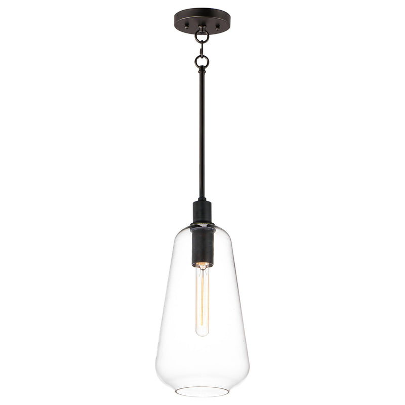 Babylon 7.5" Cylinder Pendant in Black
