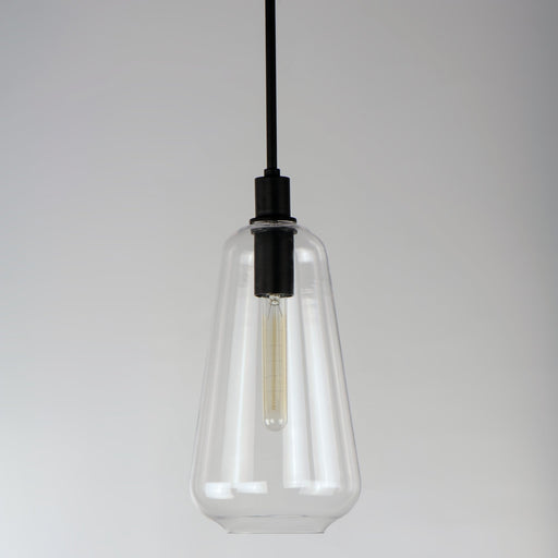 Babylon 7.5" Cylinder Pendant in Black