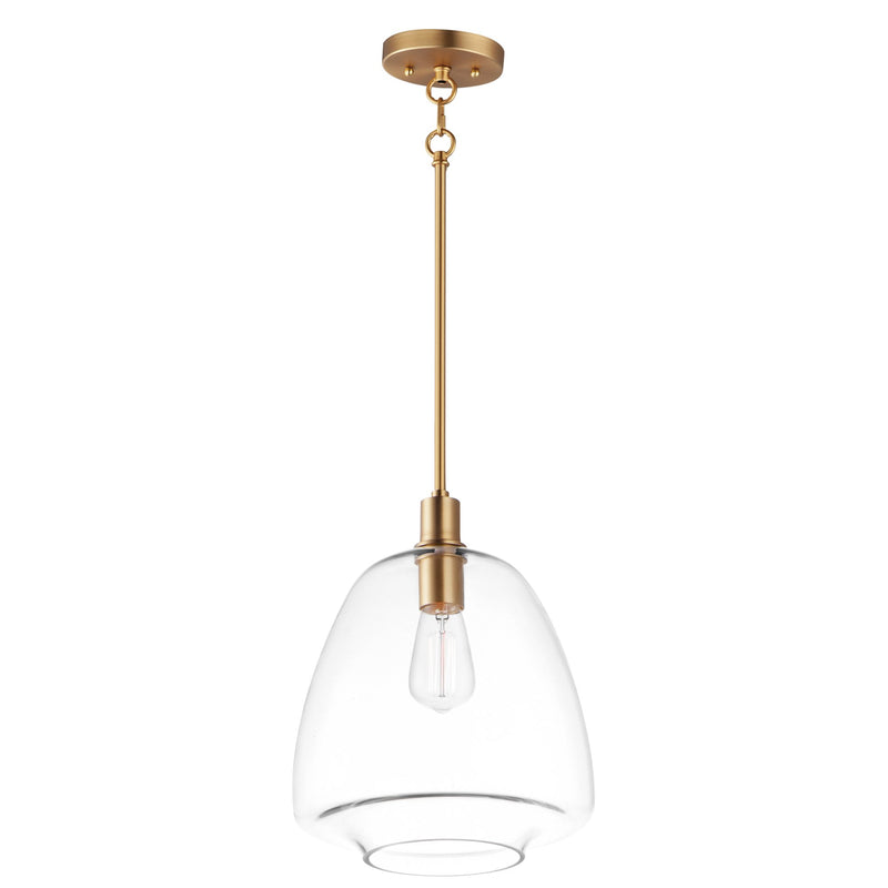Babylon 11.5" Pendant in Satin Brass