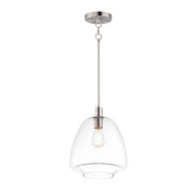 Babylon 11.5" Pendant in Satin Nickel