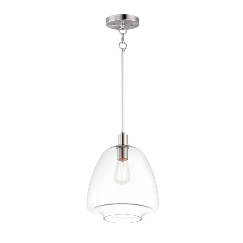 Babylon 11.5" Pendant in Satin Nickel