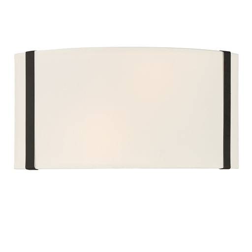 Fulton Two Light Wall Mount in Black