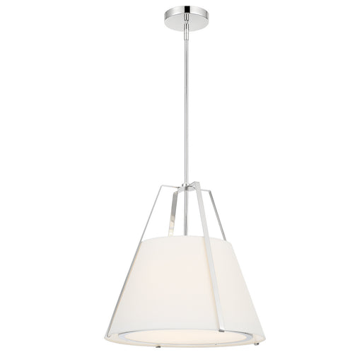 Fulton 3-Light Pendant in Polished Nickel - Lamps Expo