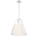 Fulton 3-Light Pendant in Polished Nickel - Lamps Expo