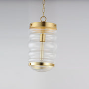 Newport 1 Light Pendant in Satin Brass
