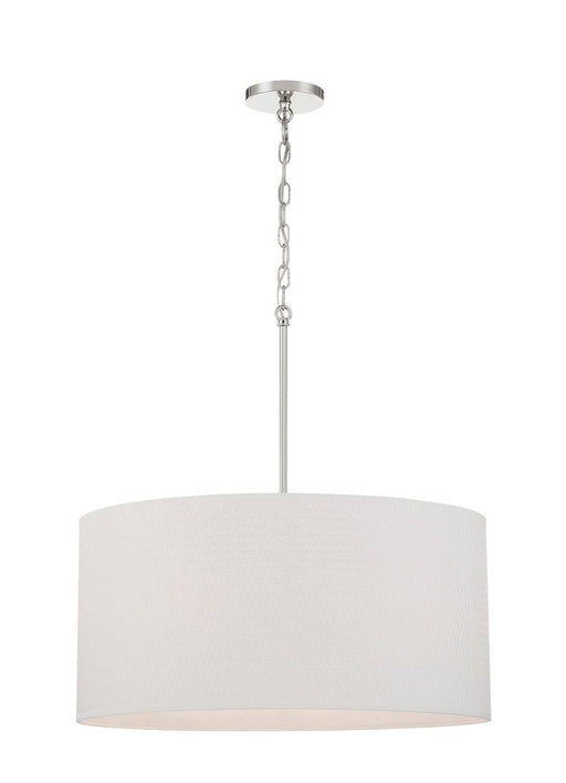Palmetto 6-Light Pendant in Polished Nickel