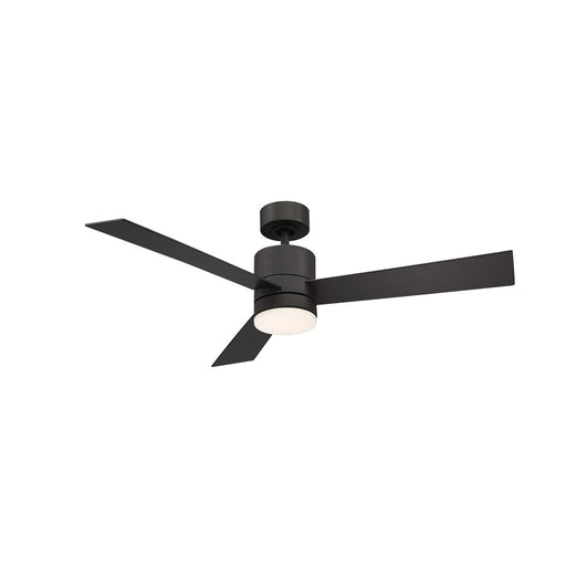 Axis 52" Outdoor Ceiling Fan with Light in Matte Black