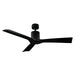 Aviator 54" Ceiling Fan in Matte Black - Lamps Expo