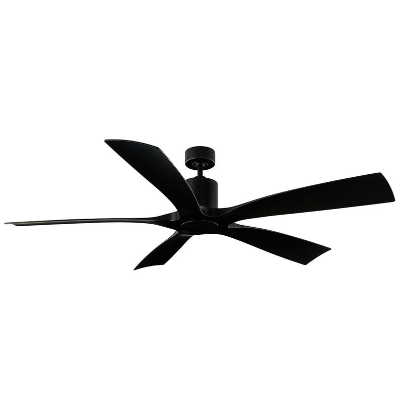 Aviator 70" Outdoor Ceiling Fan in Matte Black