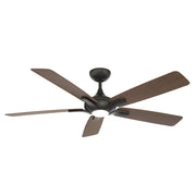 Mykonos 5 60" Outdoor Ceiling Fan with Light in Bronze / Dark Walnut