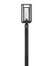 Republic Medium Post or Pier Mount Lantern in Black