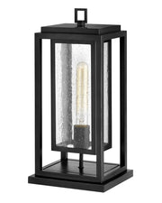 Republic Medium Outdoor Pier Mount Light in Black
