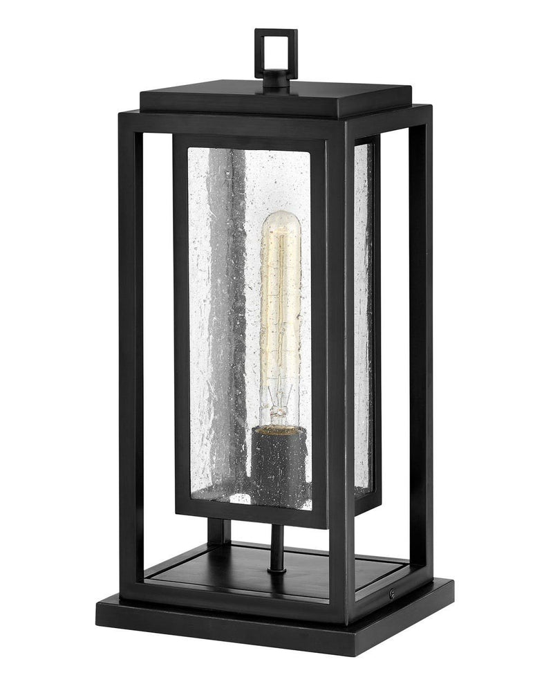Republic Medium Outdoor Pier Mount Light in Black