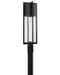 Shelter LED Post Top or Pier Mount Lantern in Black