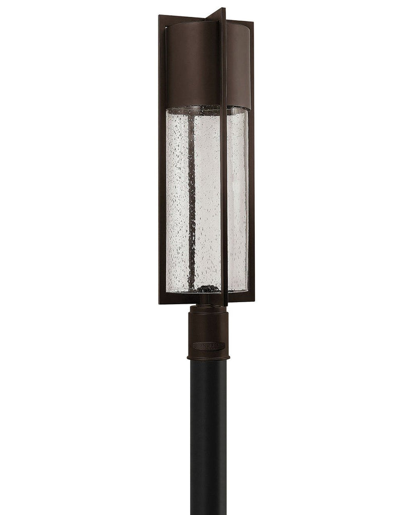Shelter Outdoor Post Light in Buckeye Bronze