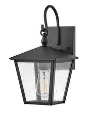 Huntersfield Small Outdoor Wall Lantern in Black