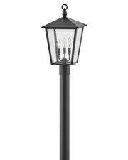 Huntersfield 3-Light Outdoor Post Light in Black