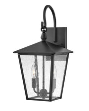 Huntersfield Medium Outdoor Wall Lantern in Black
