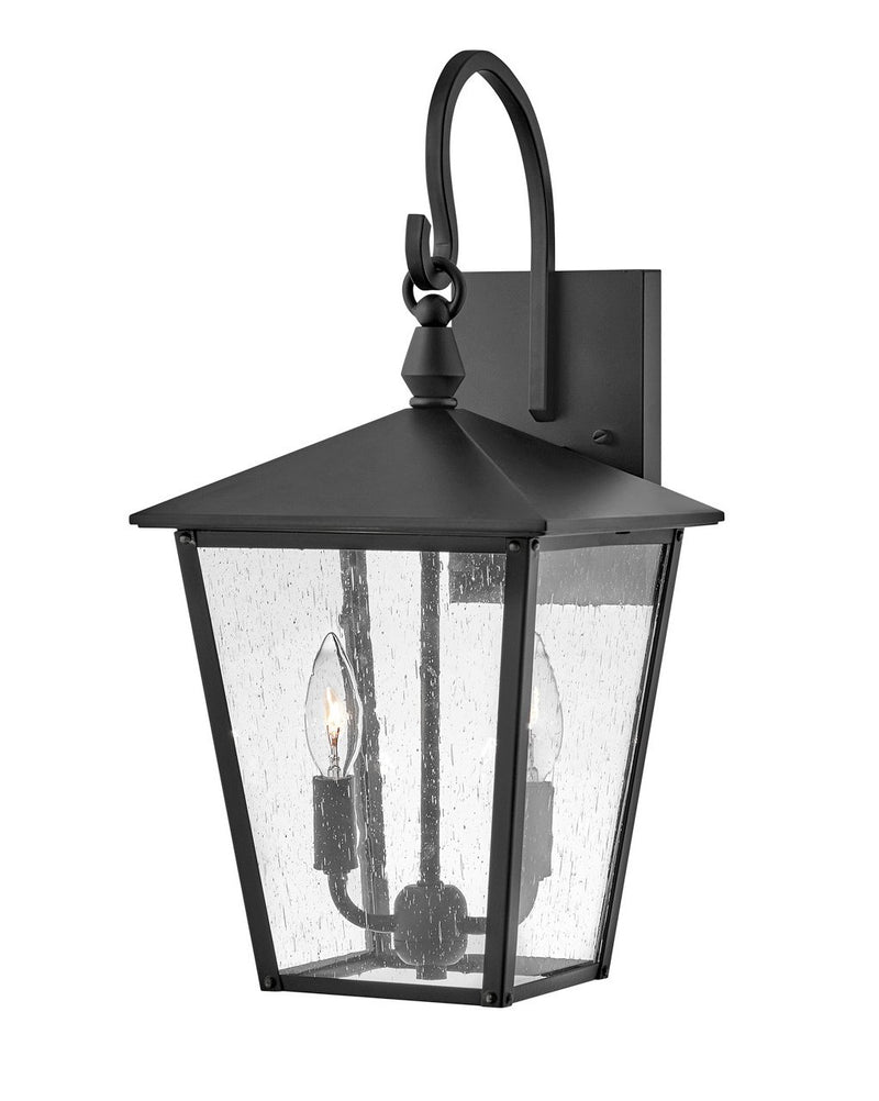 Huntersfield Medium Outdoor Wall Lantern in Black