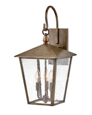 Huntersfield Large Outdoor Wall Lantern in Burnished Bronze