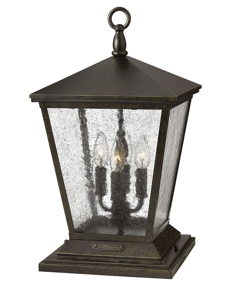 Trellis LED Pier Mount in Regency Bronze